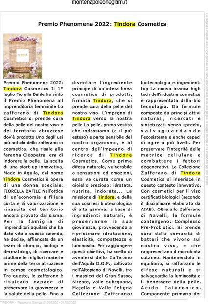 Stampa 28 montenapoleone-glam-premio-phenomena-tindora-cosmetics